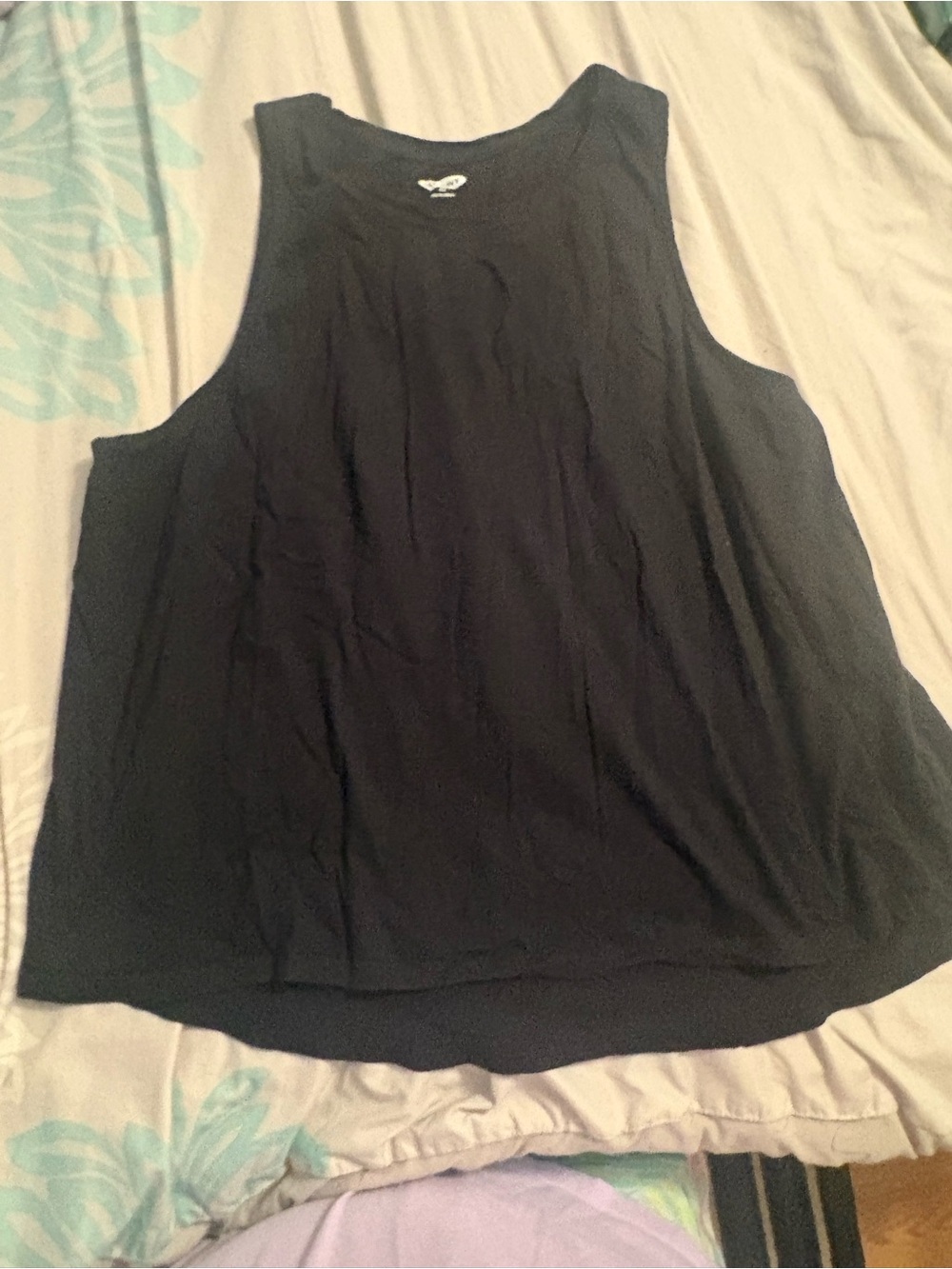 Women's Sleeveless Tank Top old navy black
